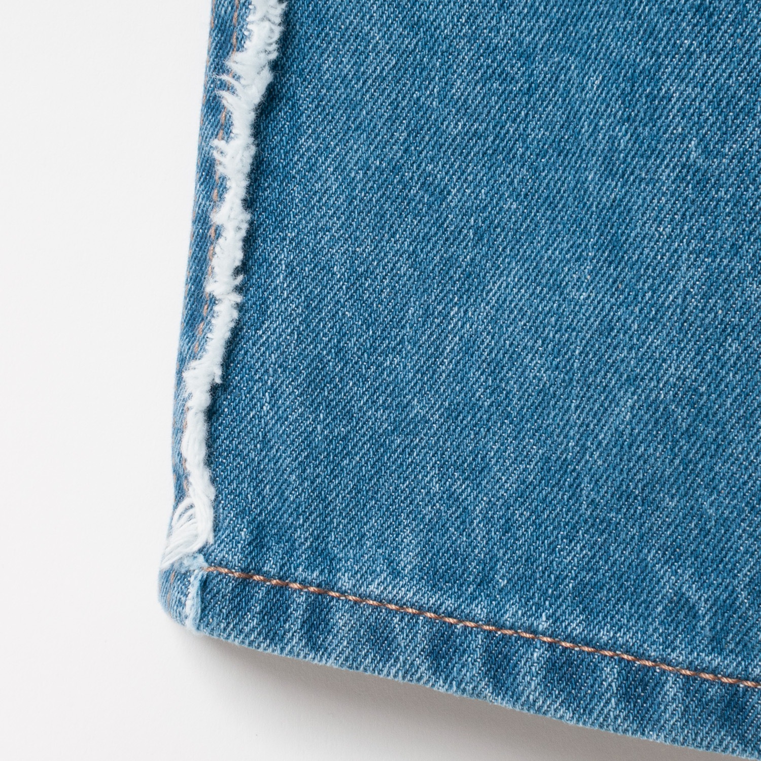[le ciel de HARRISS] Fringe 5-Pocket Wide Pants_Sax blue(52)