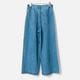 [le ciel de HARRISS] Fringe 5-Pocket Wide Pants_Sax blue(52)