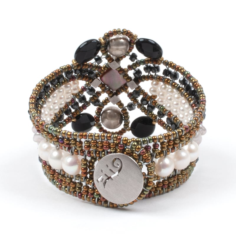 ziio ブレスレット ziio] KNOTT BRACELET ( BLACK WHITE ) | KANEMAN E-STORE