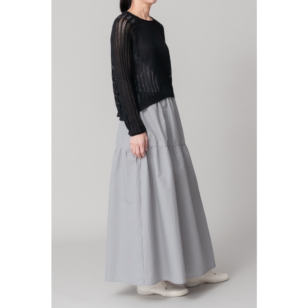 [RaPPELER] Random Tiered Skirt_Gray(82)