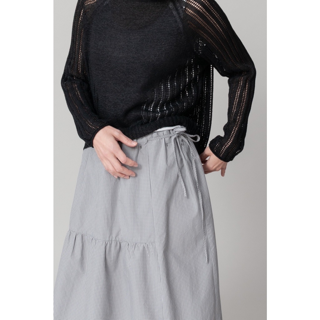 [RaPPELER] Random Tiered Skirt_Gray(82)
