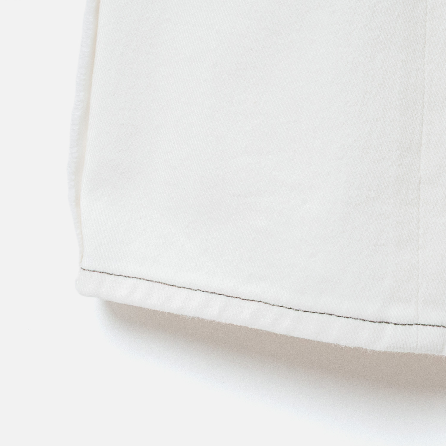 [le ciel de HARRISS] Fringe 5-Pocket Wide Pants_White(01)