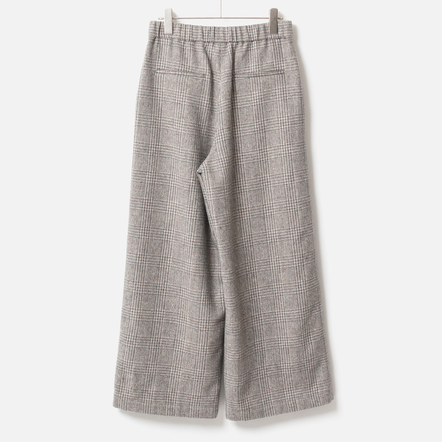 [Harriss] Semi-Wide Nep Tweed Pants