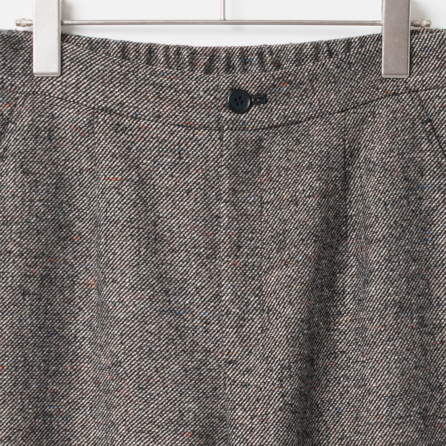 [Harriss] Semi-Wide Nep Tweed Pants