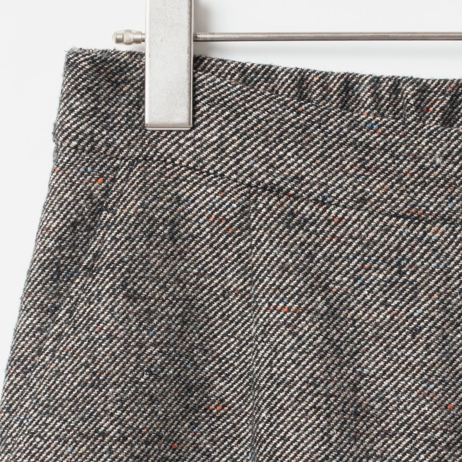 [Harriss] Semi-Wide Nep Tweed Pants