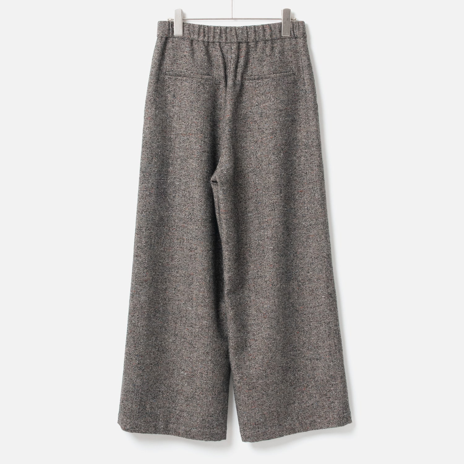 [Harriss] Semi-Wide Nep Tweed Pants