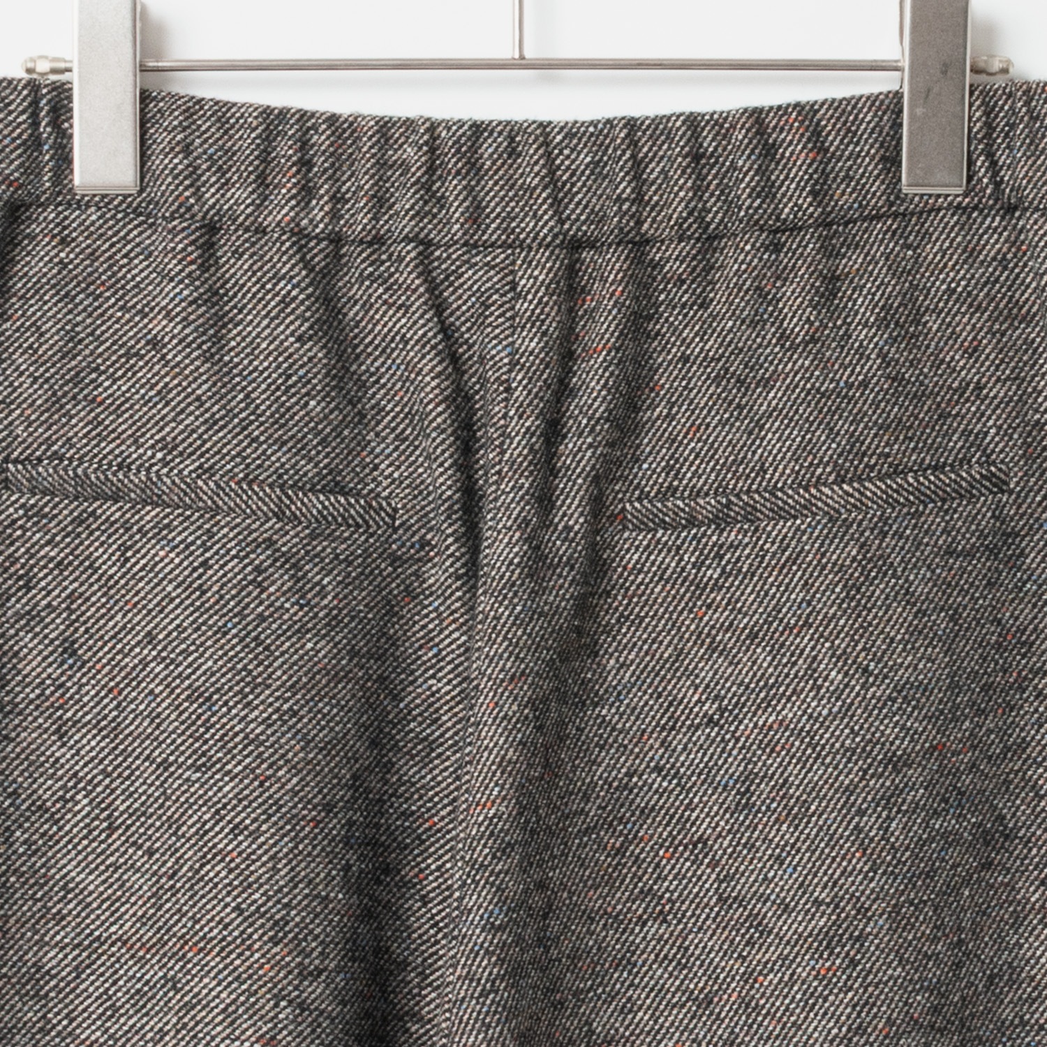 [Harriss] Semi-Wide Nep Tweed Pants