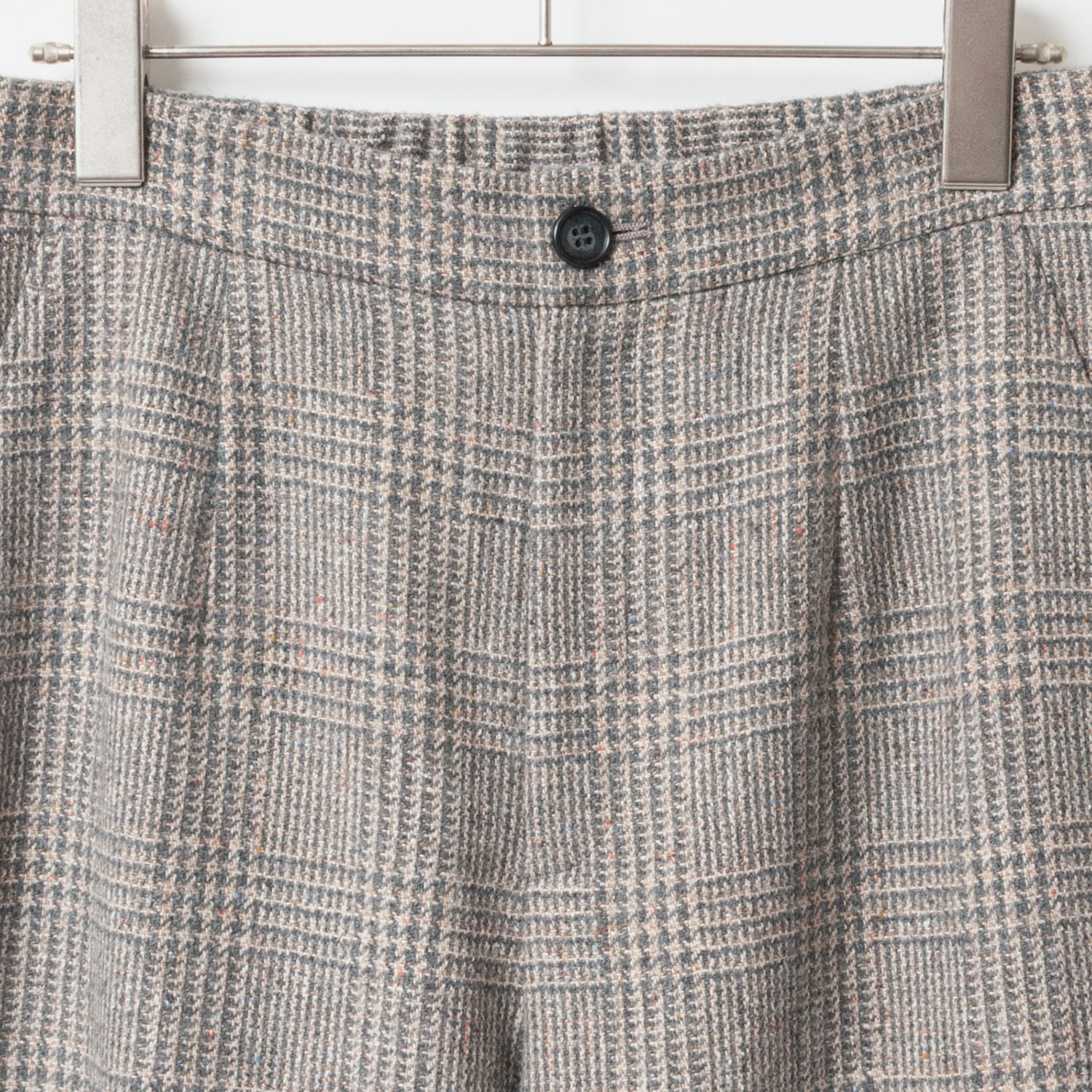 [Harriss] Semi-Wide Nep Tweed Pants