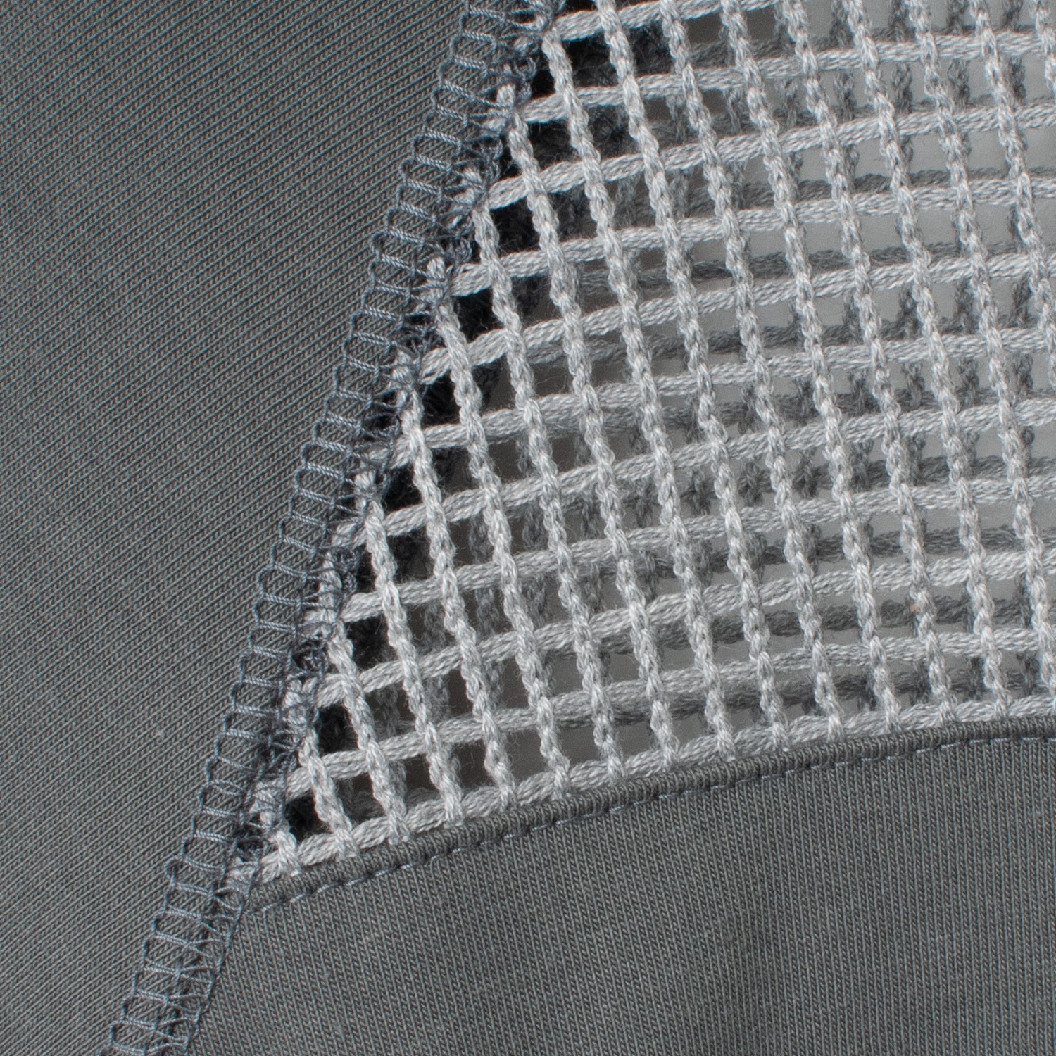 [RaPPELER] Mesh Switching Cut and Sew_Charcoal gray(81)