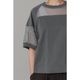 [RaPPELER] Mesh Switching Cut and Sew_Charcoal gray(81)