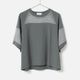 [RaPPELER] Mesh Switching Cut and Sew_Charcoal gray(81)