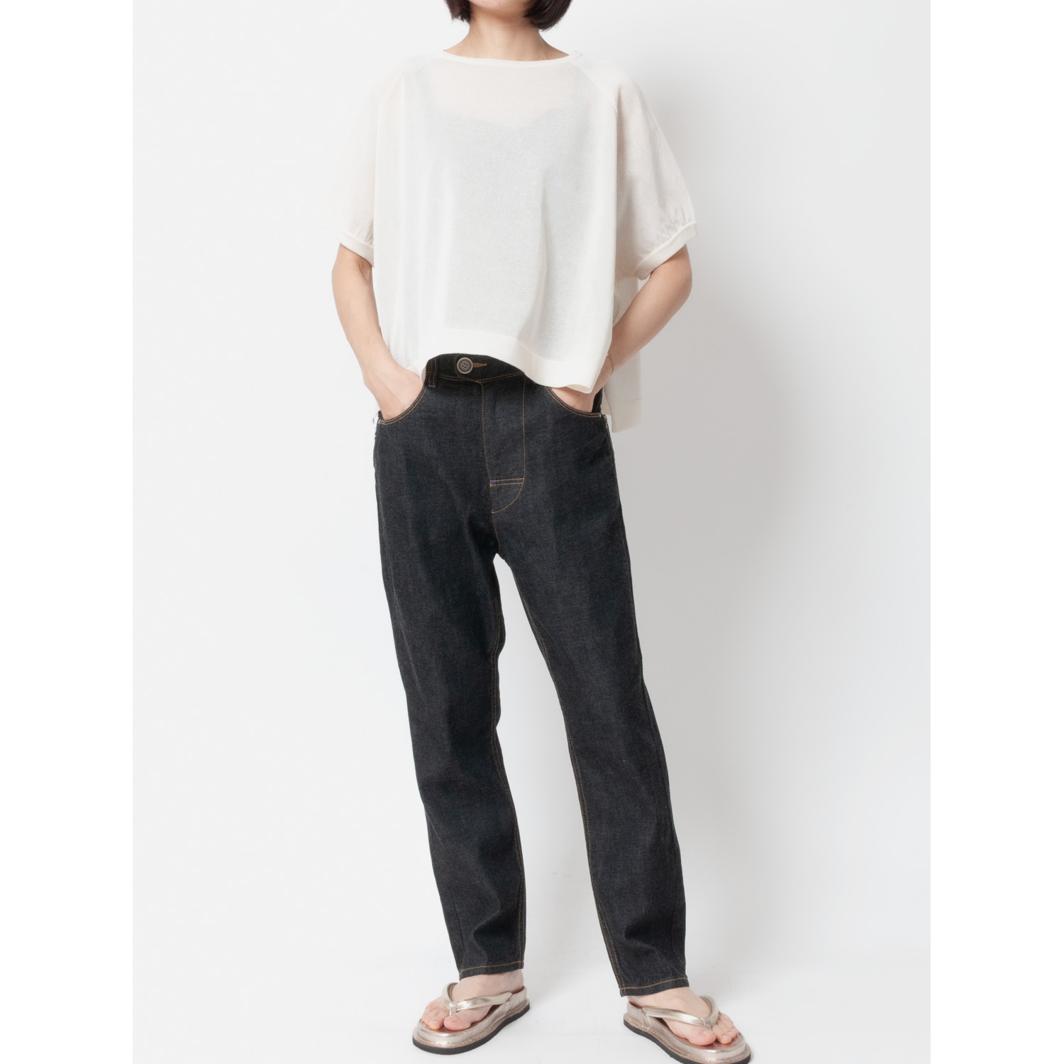 [RaPPELER] Classic selvedge denim_Black(80)