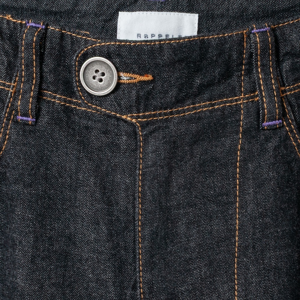 [RaPPELER] Classic selvedge denim_Black(80)