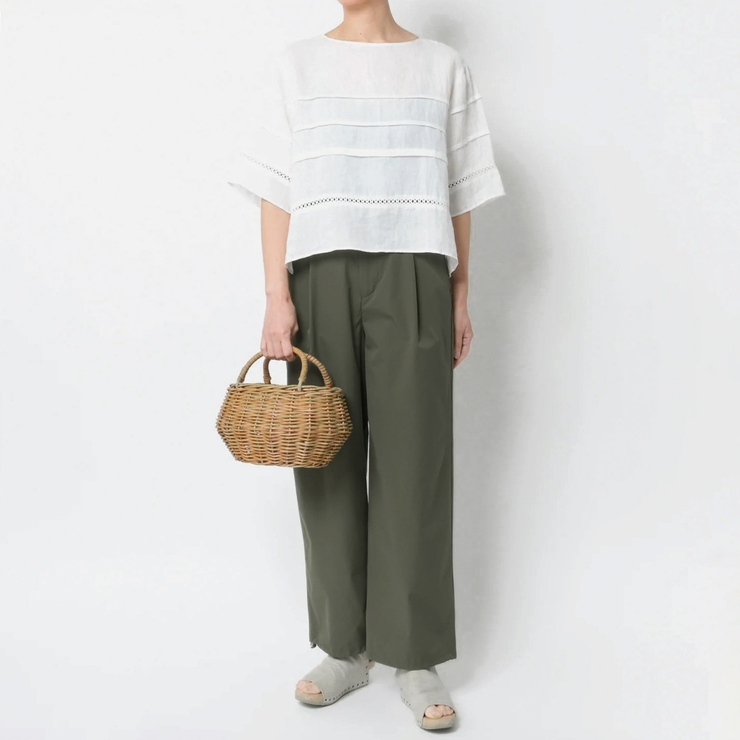 [le ciel de HARRISS] Outdoor Taste Pants_khaki(32)