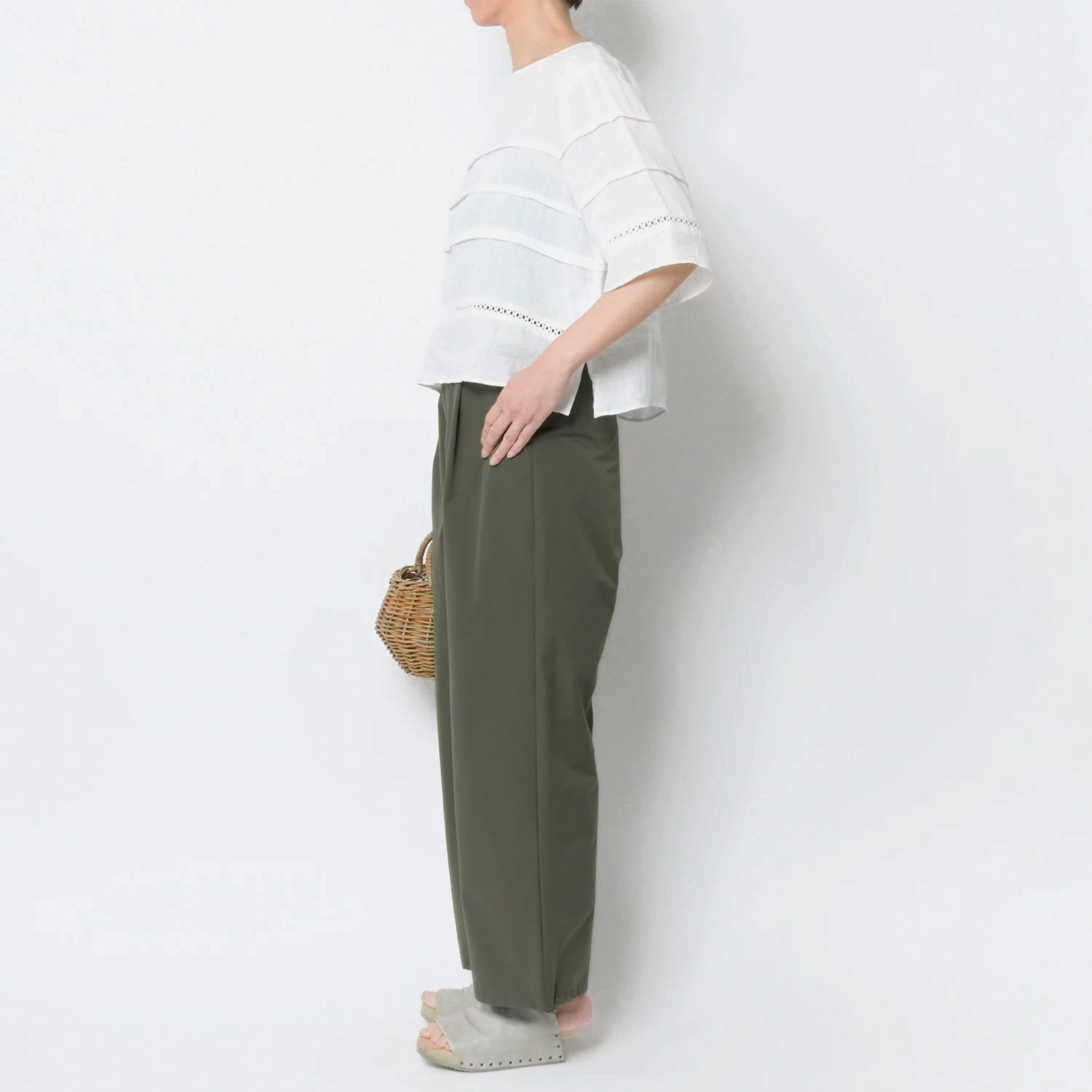 [le ciel de HARRISS] Outdoor Taste Pants_khaki(32)