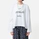 [le ciel de HARRISS] Cut-off Long-sleeved T-shirt