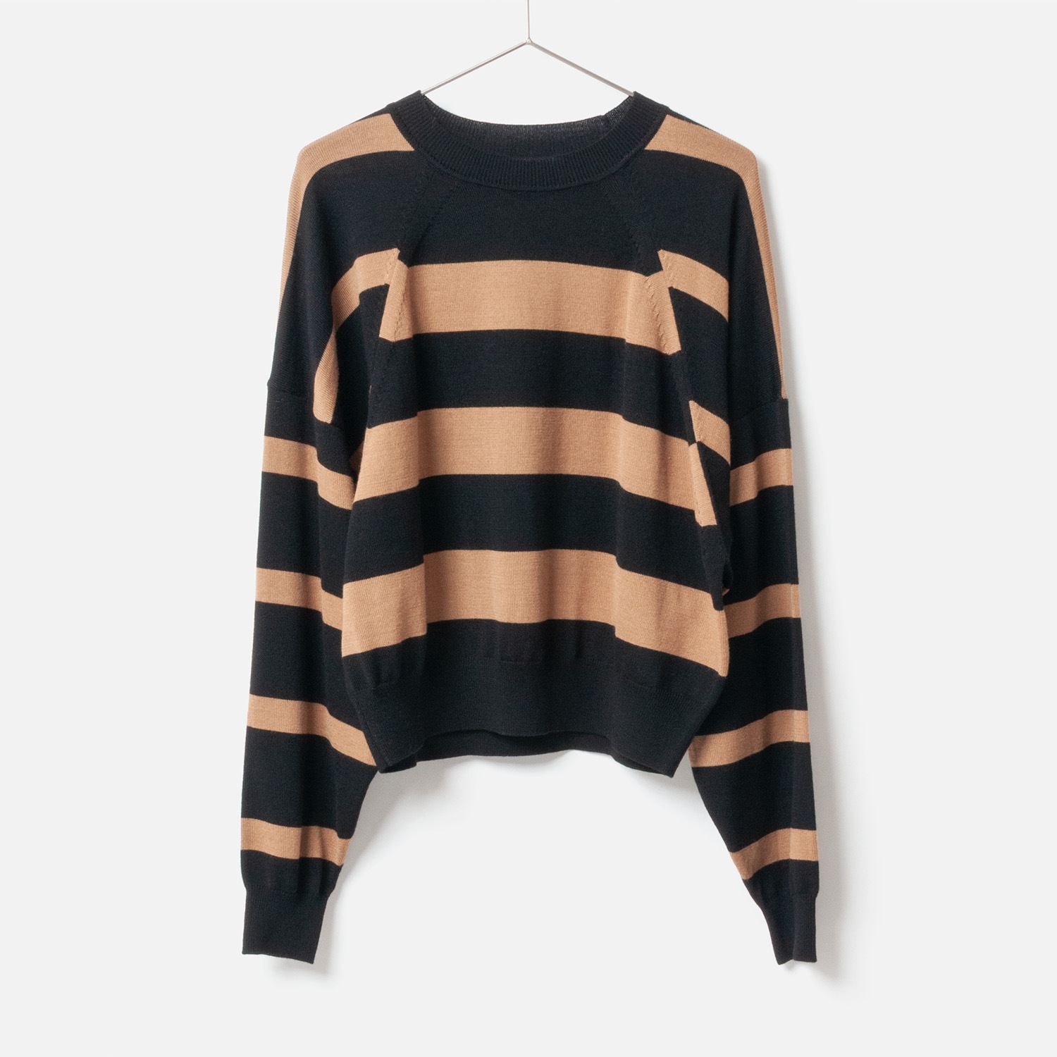 [Harriss] Striped knit pullover