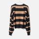 [Harriss] Striped knit pullover