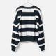 [Harriss] Striped knit pullover