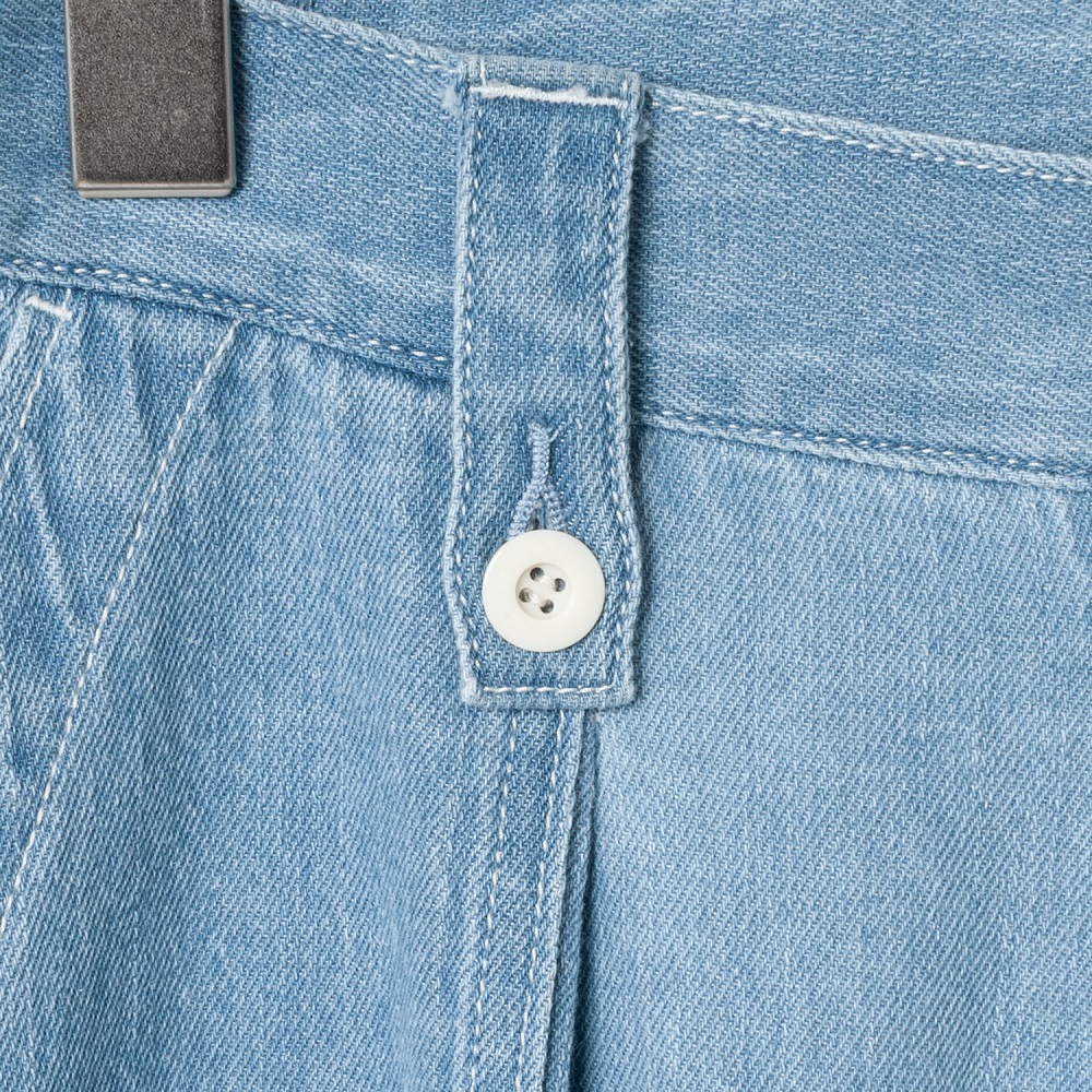 [le ciel de HARRISS] 1-tuck baker pants_Light blue(53)