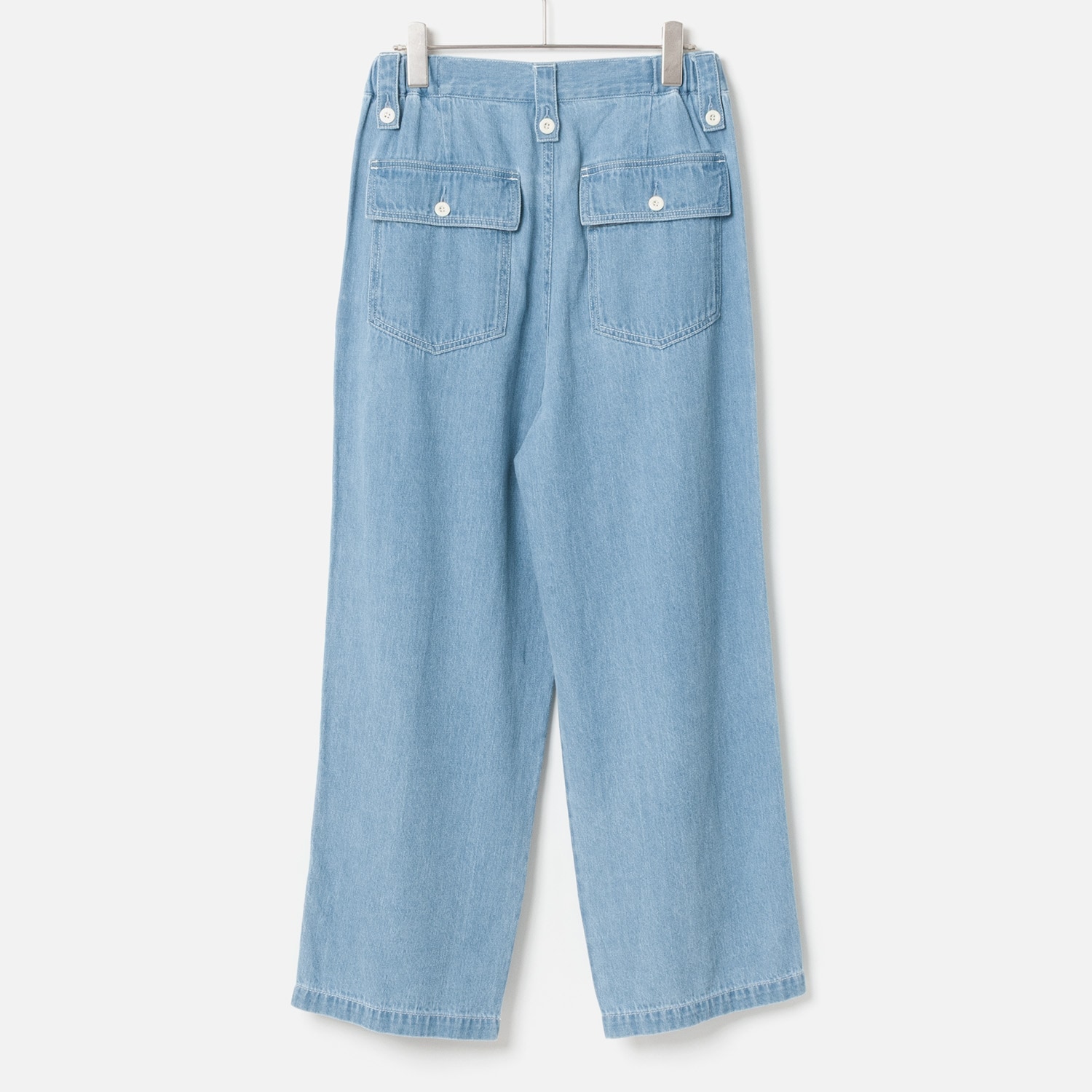 [le ciel de HARRISS] 1-tuck baker pants_Light blue(53)