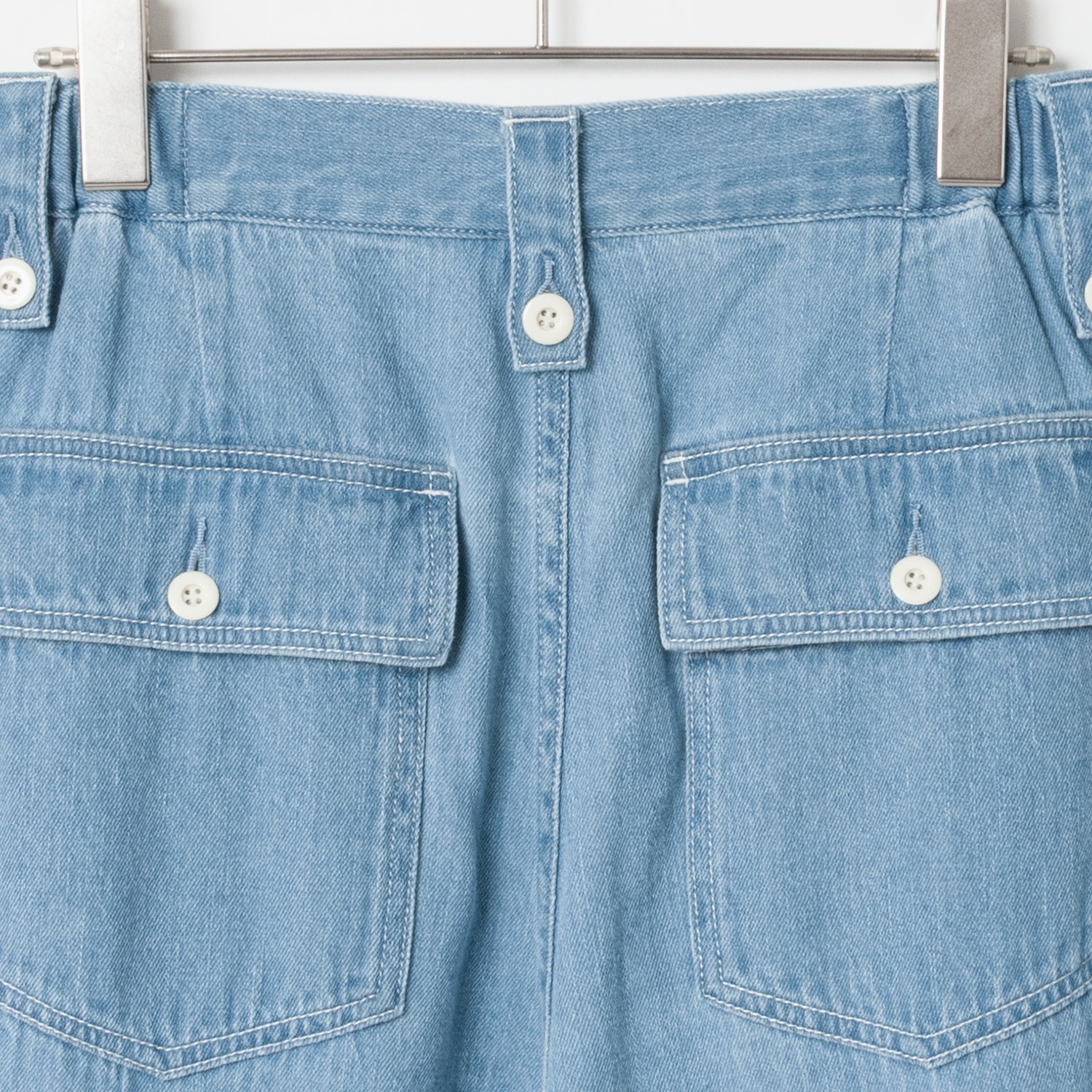 [le ciel de HARRISS] 1-tuck baker pants_Light blue(53)