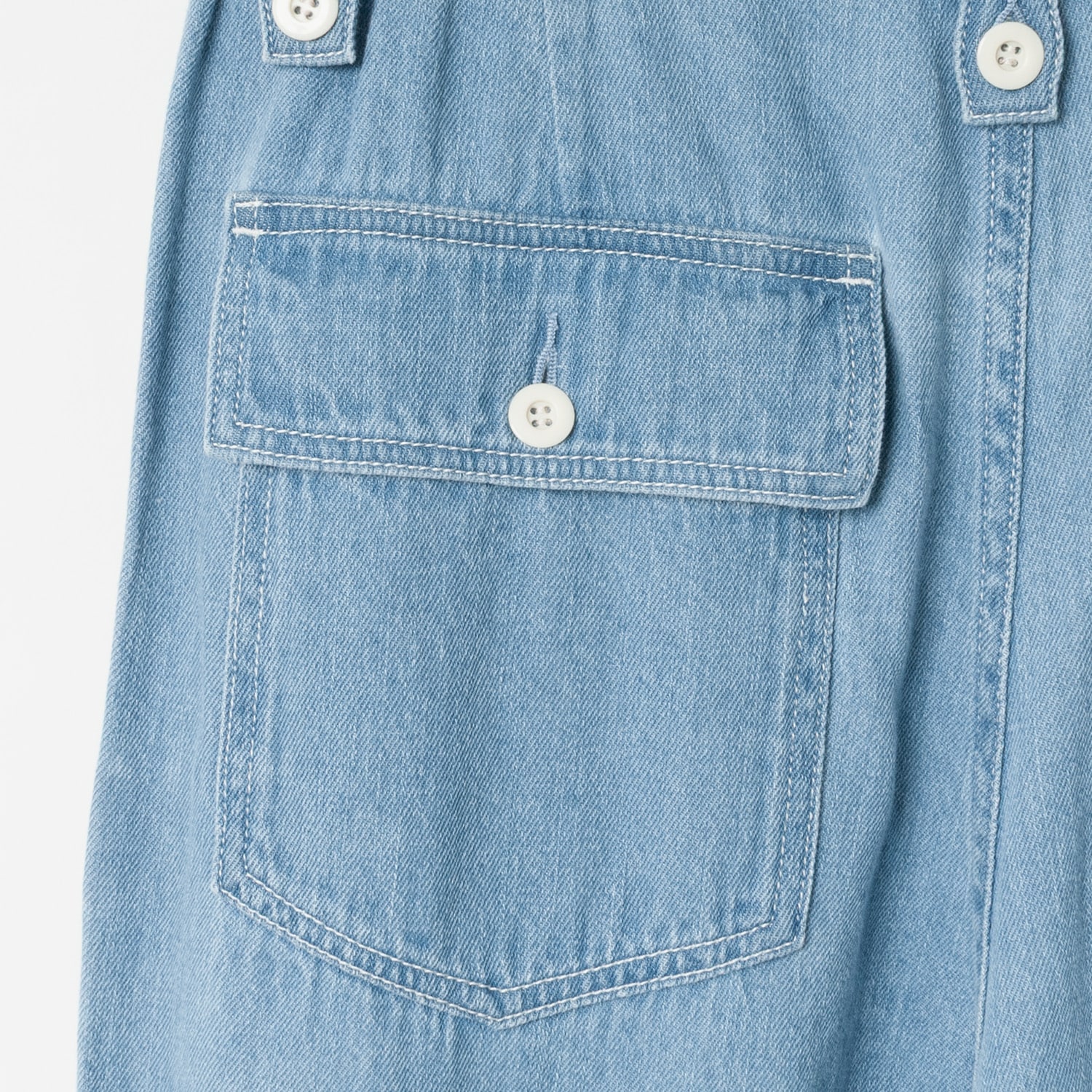[le ciel de HARRISS] 1-tuck baker pants_Light blue(53)