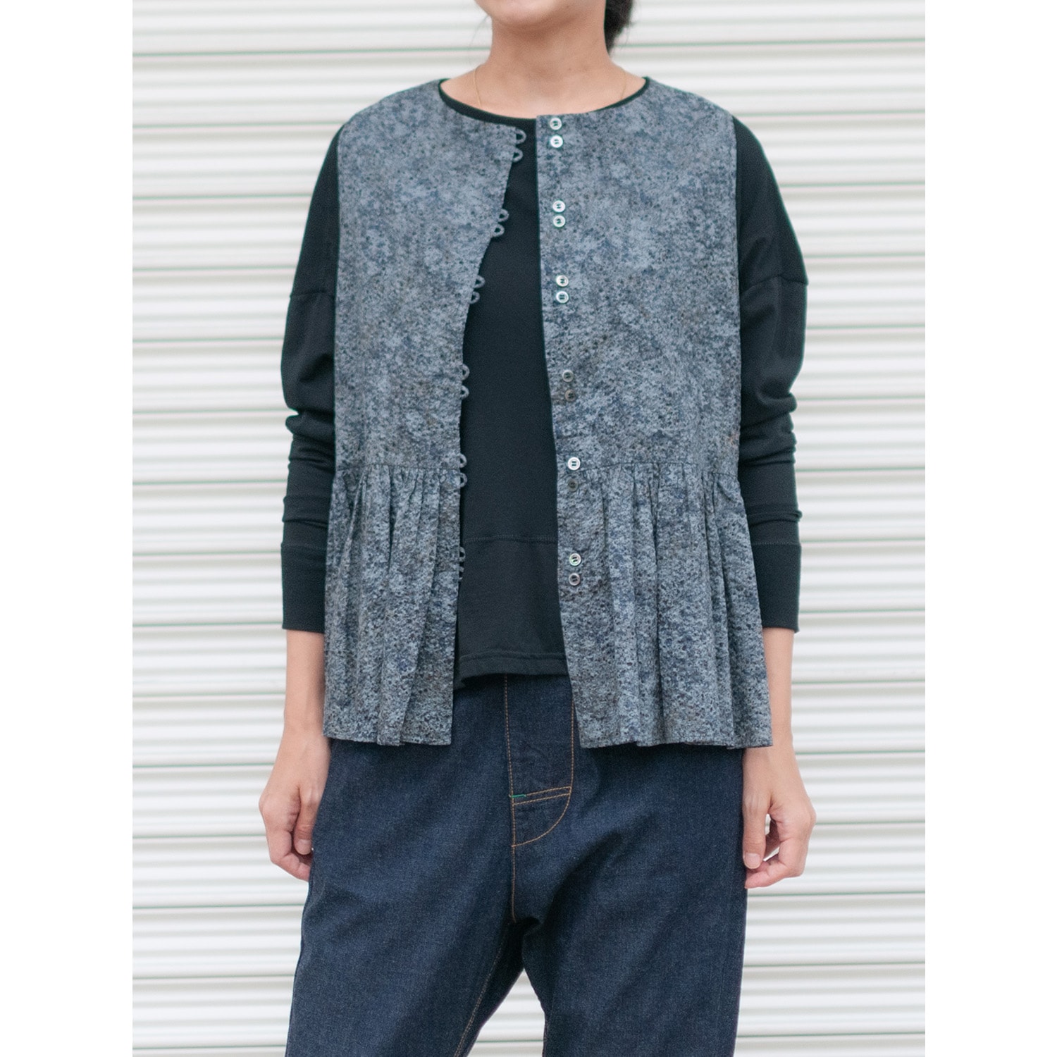 [RaPPELER] Fine cotton cut and sewn_Black(80)