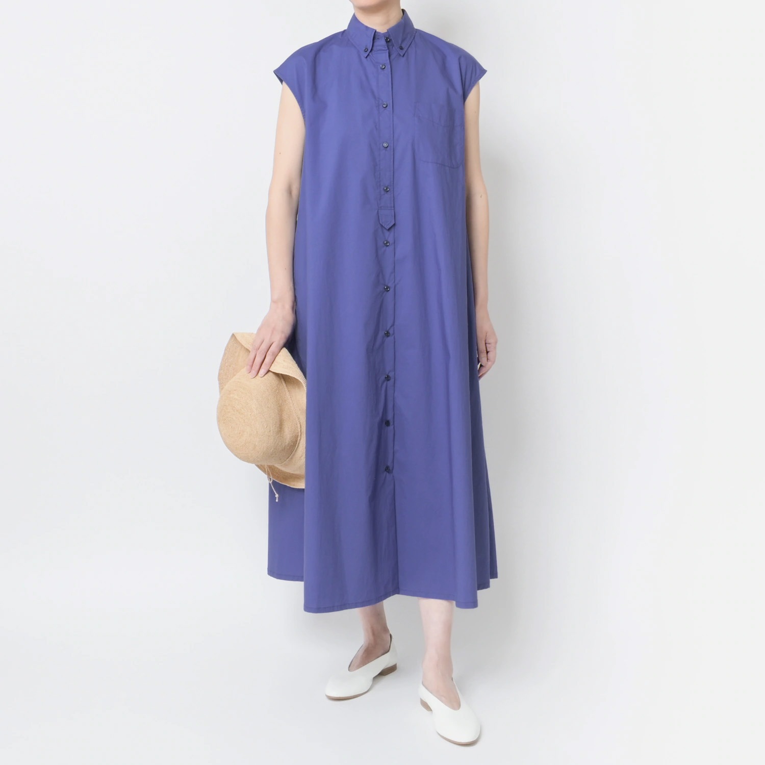 [le ciel de HARRISS] A-line dress_Blue(51)