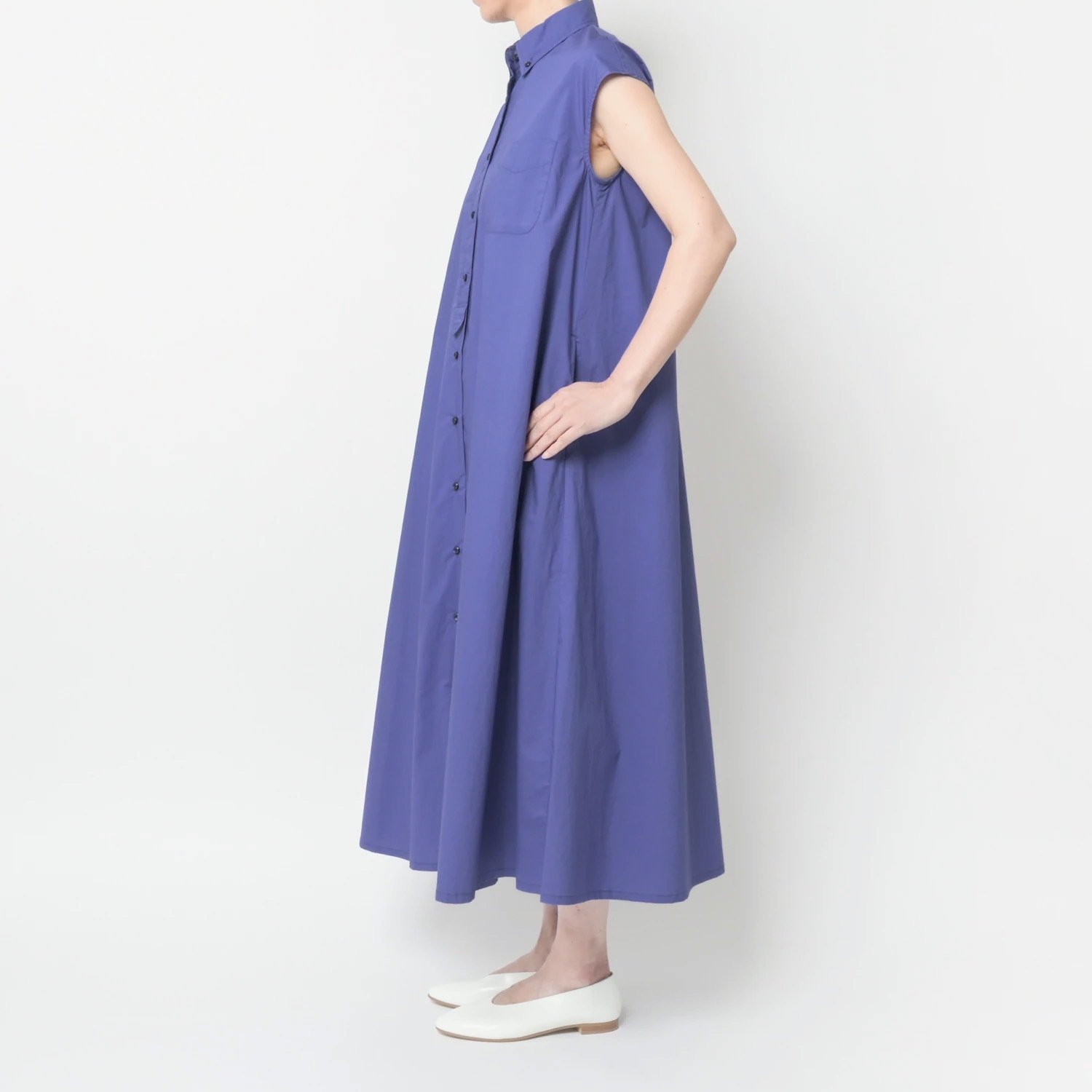 [le ciel de HARRISS] A-line dress_Blue(51)