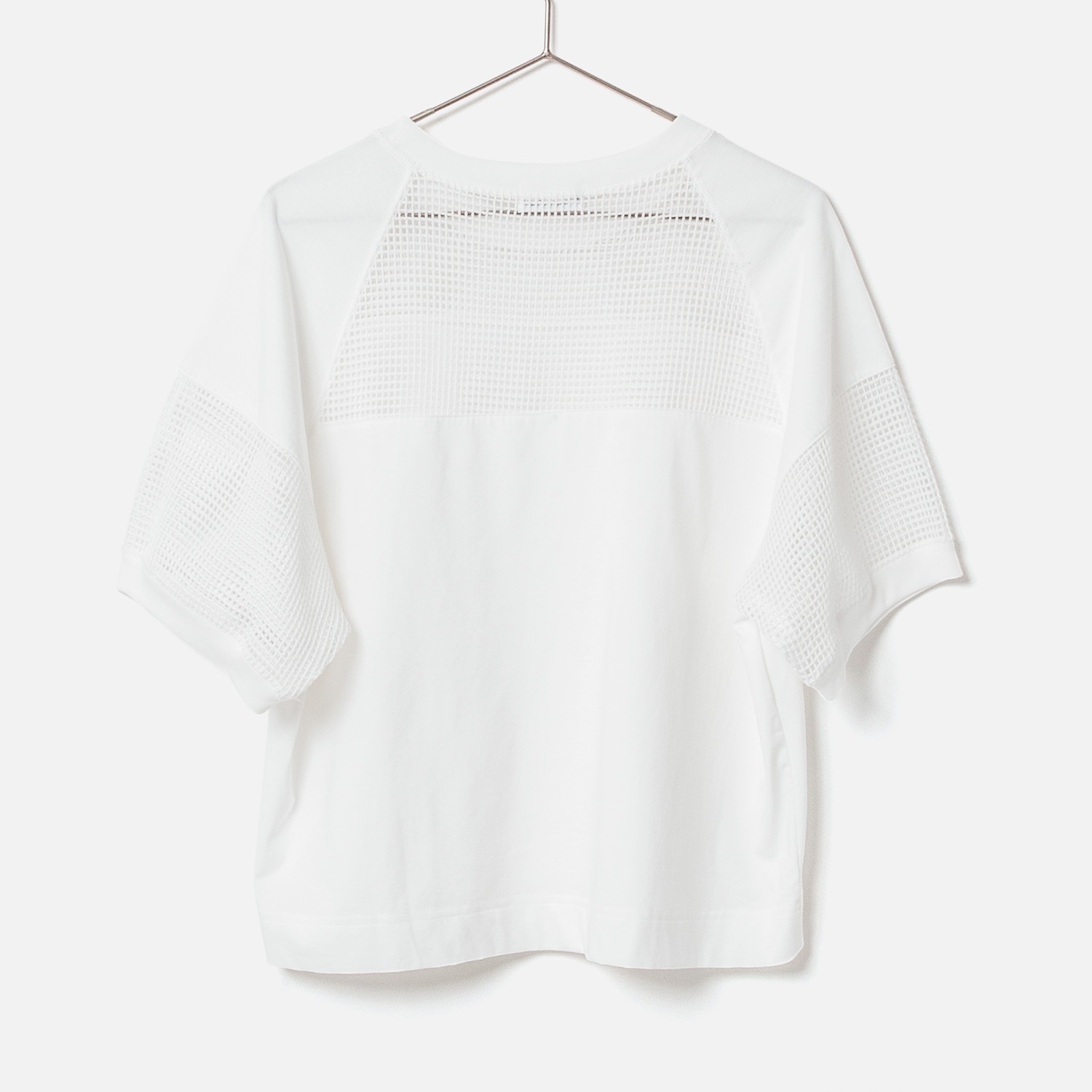 [RaPPELER] Mesh Switching Cut and Sew_White(01)