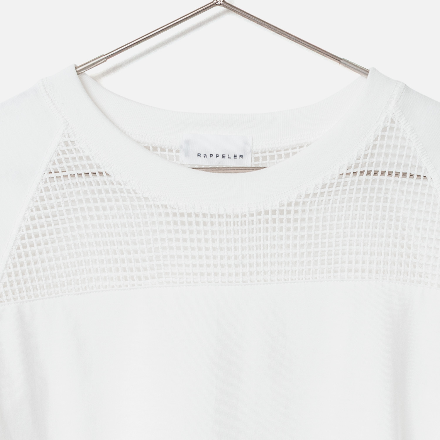 [RaPPELER] Mesh Switching Cut and Sew_White(01)