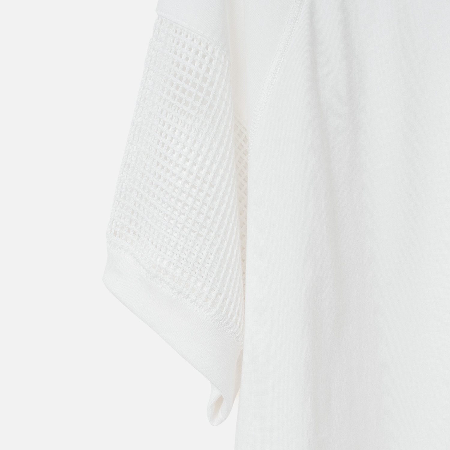 [RaPPELER] Mesh Switching Cut and Sew_White(01)