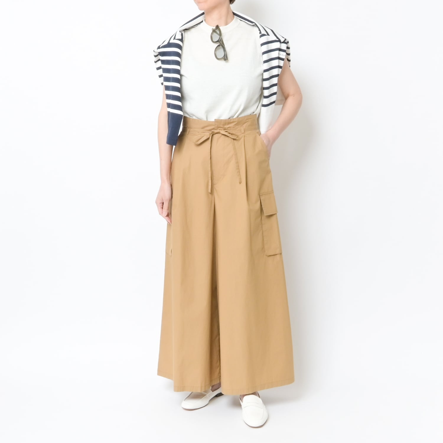[le ciel de HARRISS] Flared cargo pants