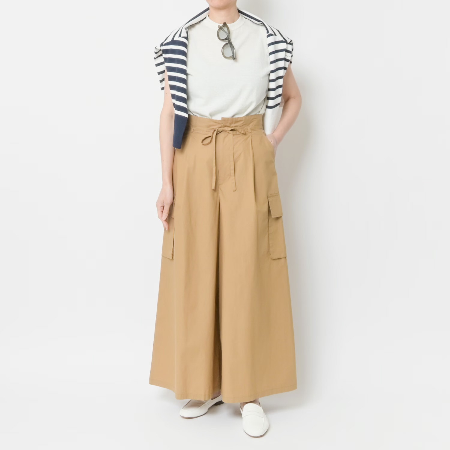 [le ciel de HARRISS] Flared cargo pants