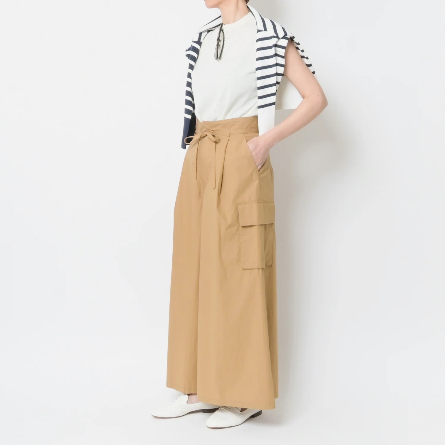 [le ciel de HARRISS] Flared cargo pants
