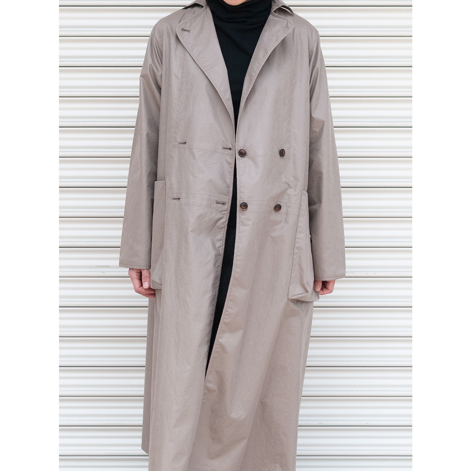 [RaPPELER] Vintage-style robe coat_Beige(61)
