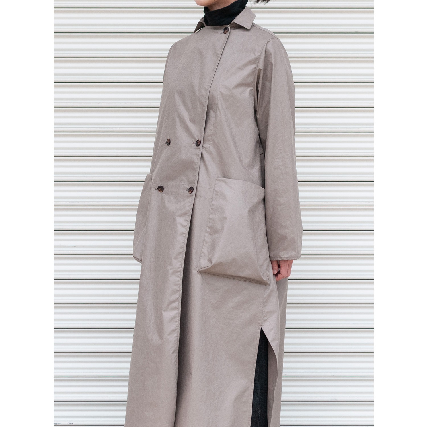 [RaPPELER] Vintage-style robe coat_Beige(61)