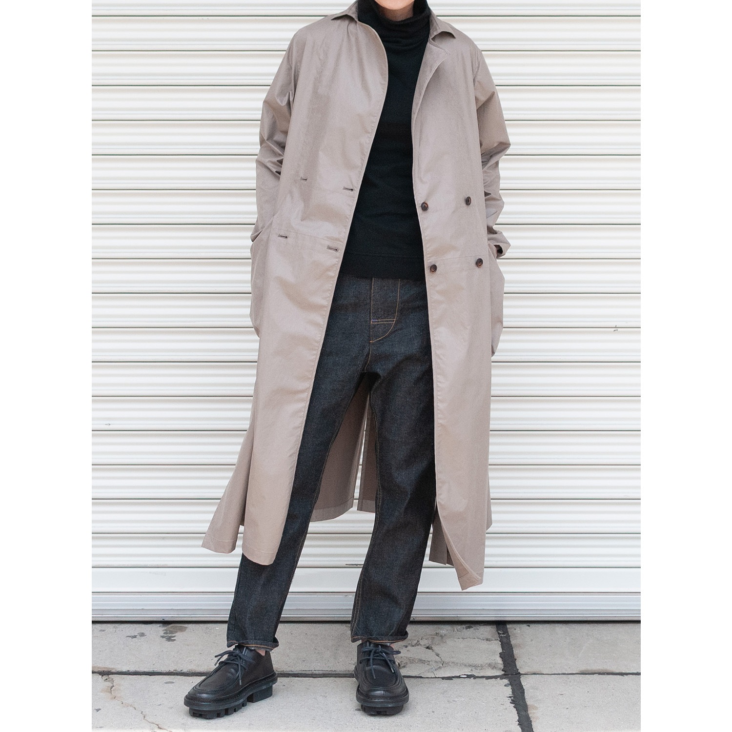 [RaPPELER] Vintage-style robe coat_Beige(61)