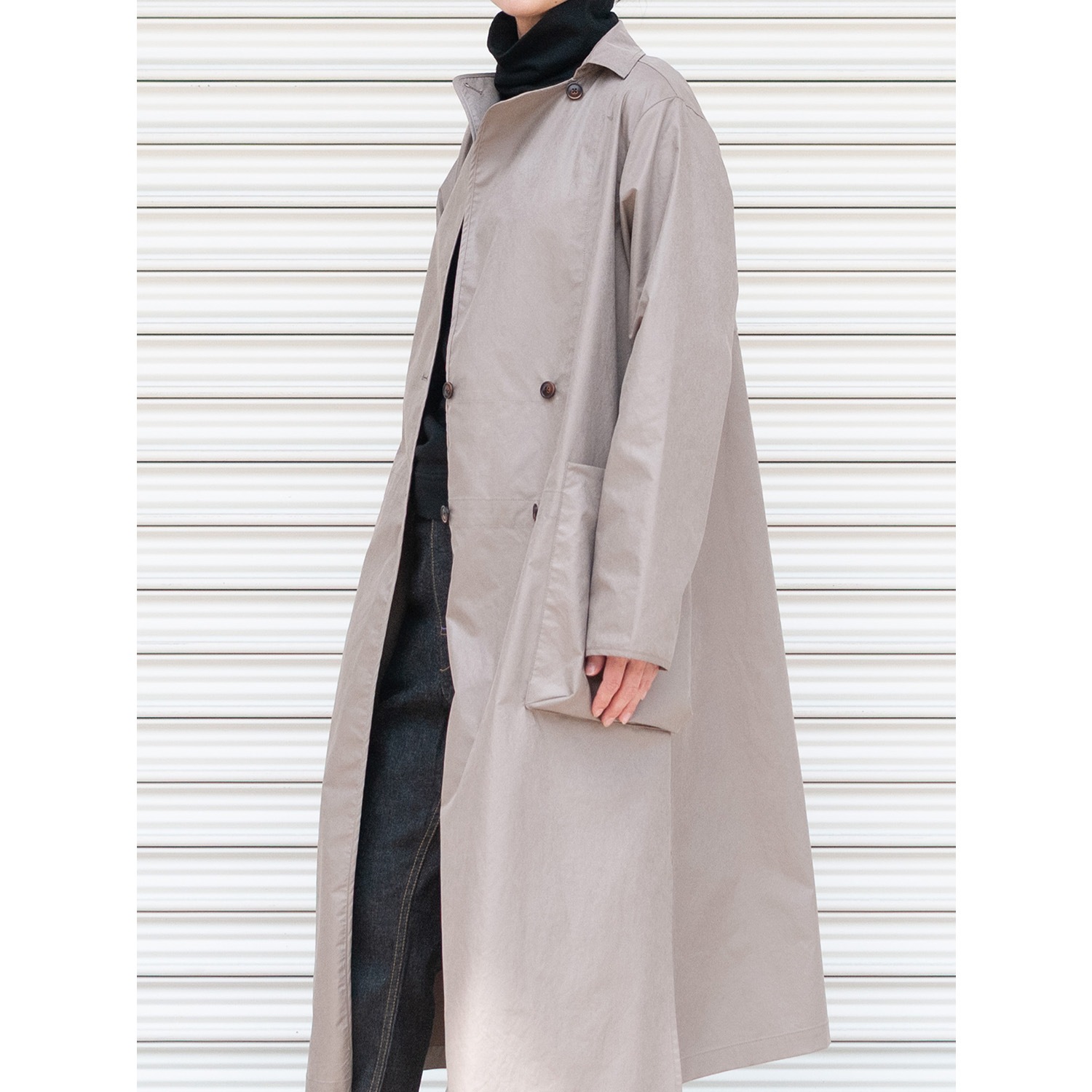 [RaPPELER] Vintage-style robe coat_Beige(61)
