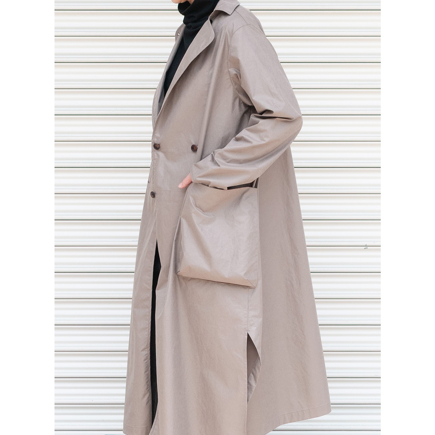 [RaPPELER] Vintage-style robe coat_Beige(61)