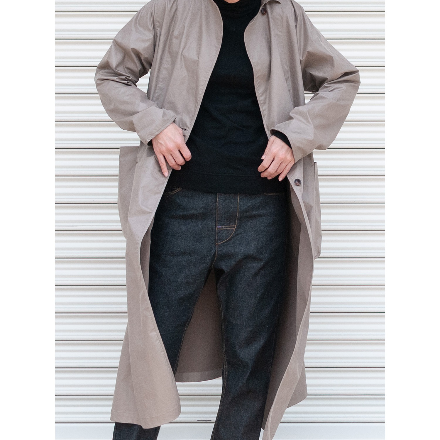 [RaPPELER] Vintage-style robe coat_Beige(61)