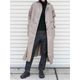[RaPPELER] Vintage-style robe coat_Beige(61)