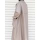 [RaPPELER] Vintage-style robe coat_Beige(61)