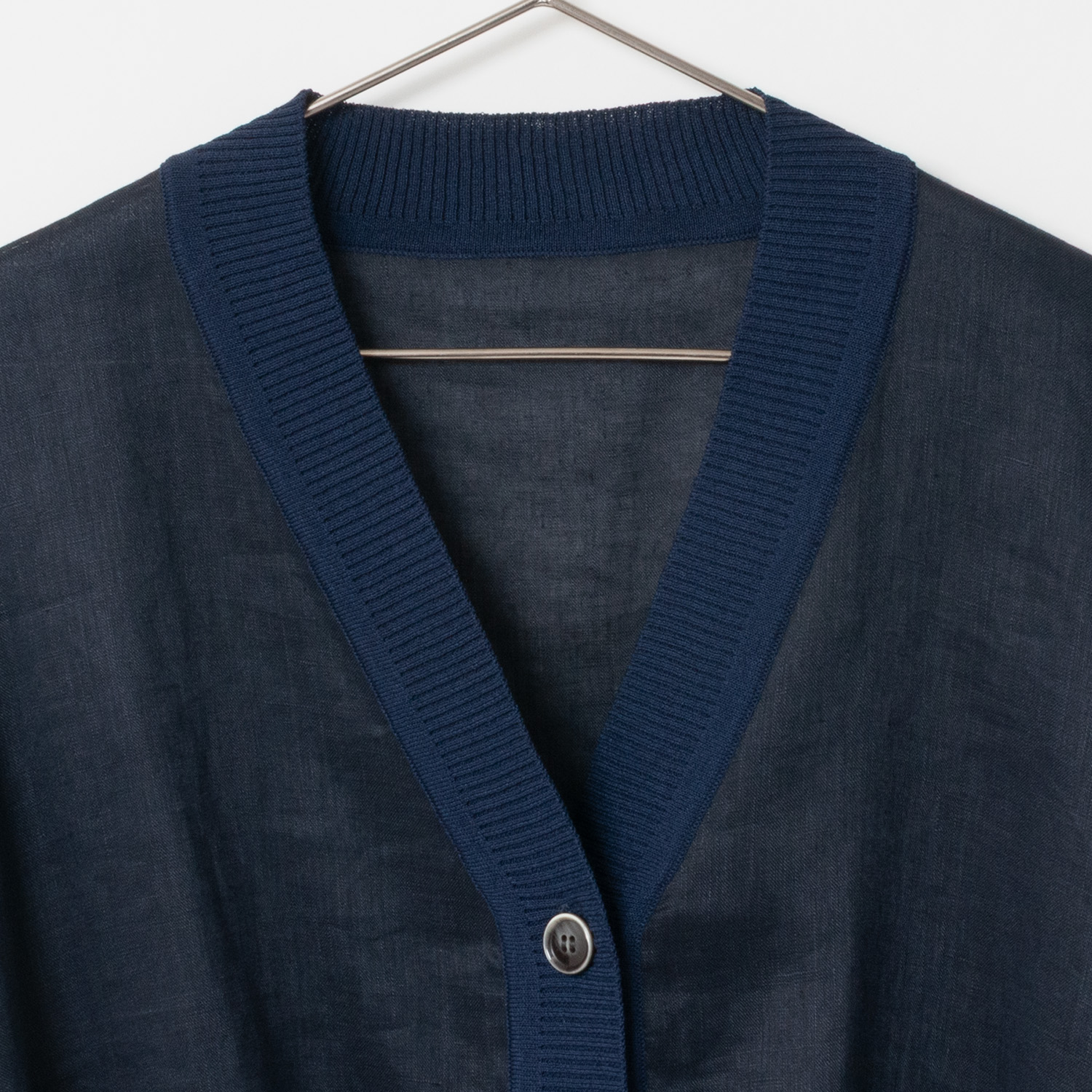 [le ciel de HARRISS] Linen Shirt Cardigan
