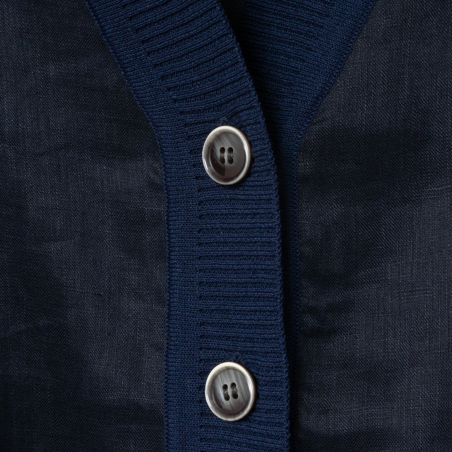 [le ciel de HARRISS] Linen Shirt Cardigan