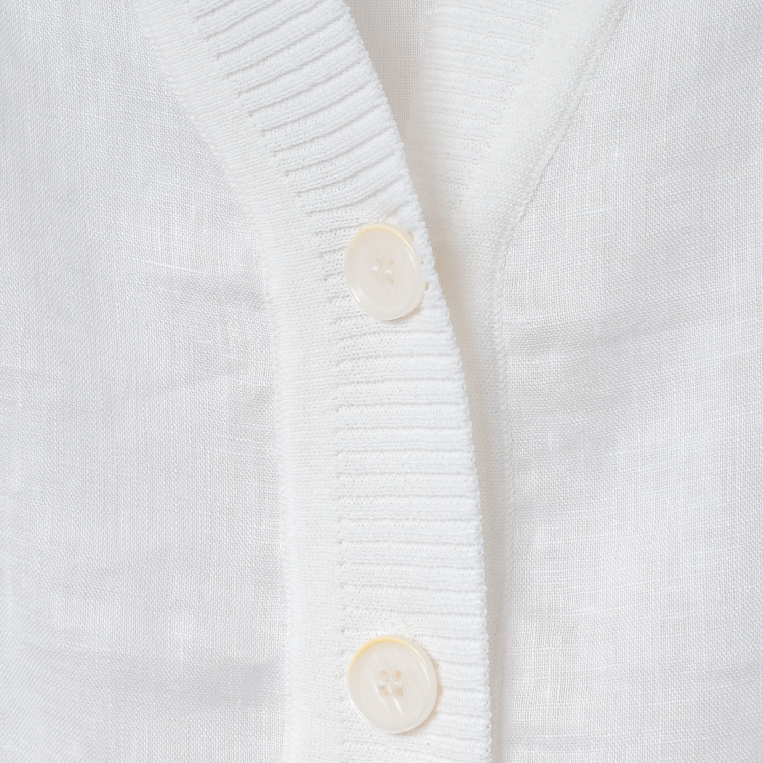 [le ciel de HARRISS] Linen Shirt Cardigan