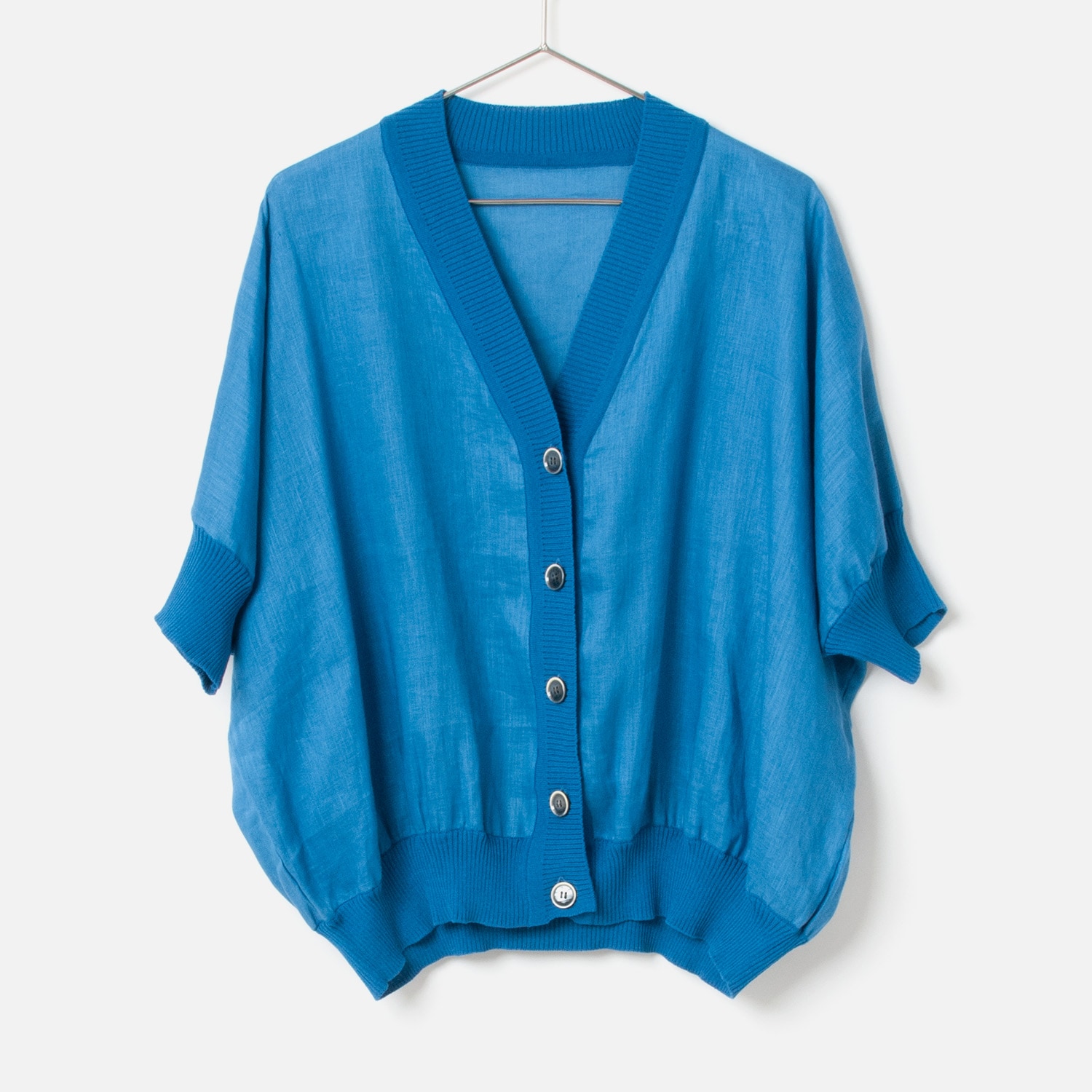 [le ciel de HARRISS] Linen Shirt Cardigan