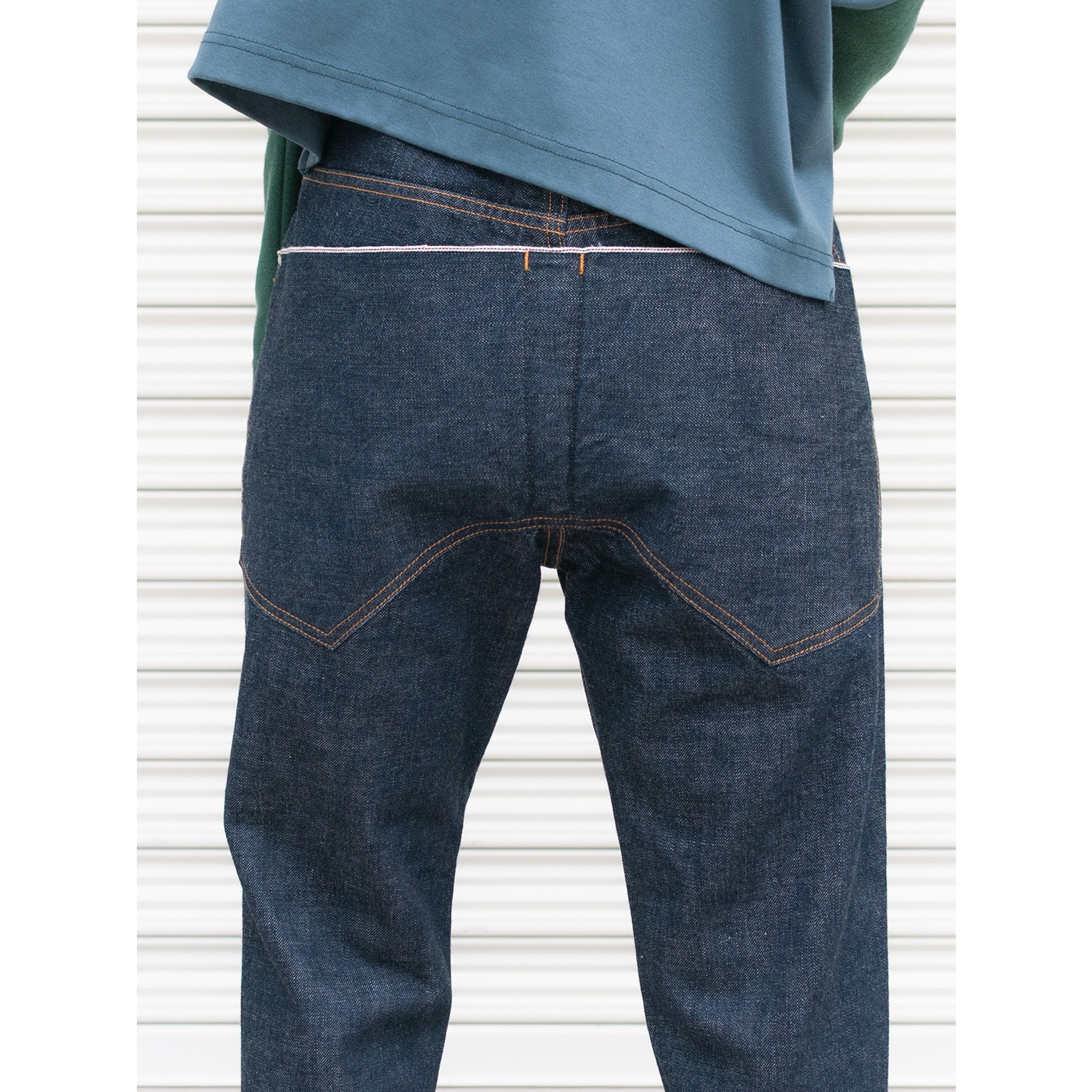 [RaPPELER] Selvedge denim_Navy blue(50)