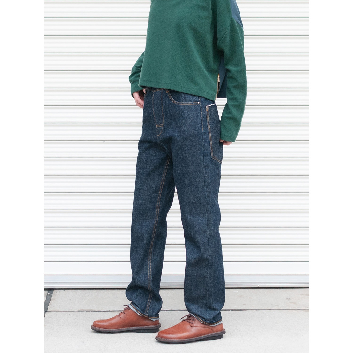 [RaPPELER] Selvedge denim_Navy blue(50)